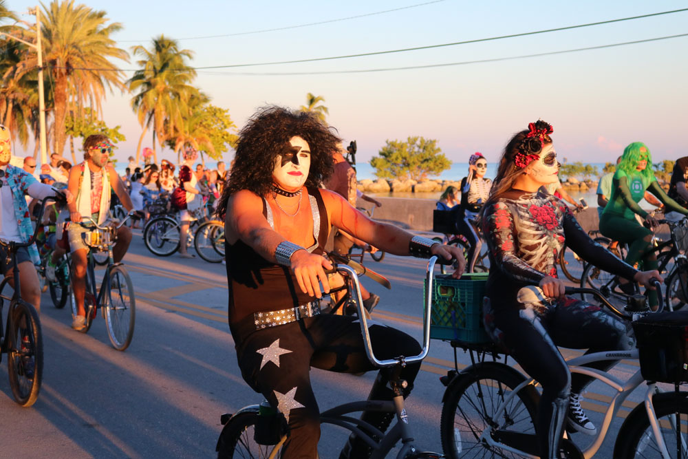 Zombie Bike Ride 2018 photo - Duval Street, Key West